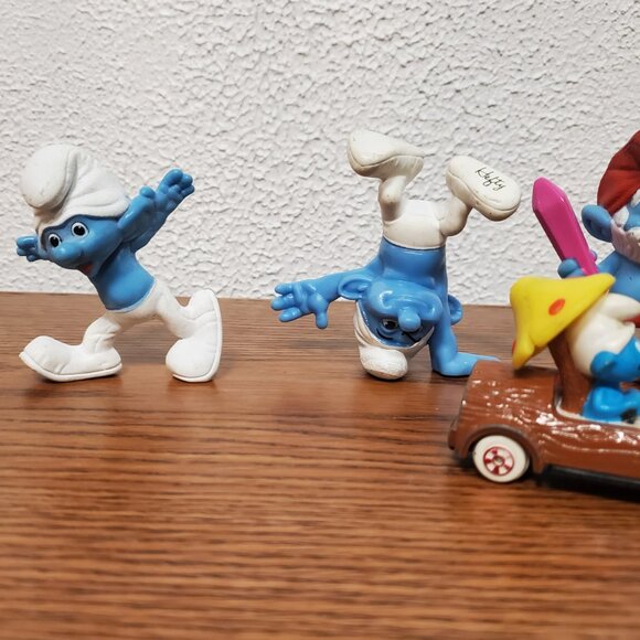Toy Figures - Smurfs - Lot of 5 - McDonald's Happy Meal - Picture 2 of 4